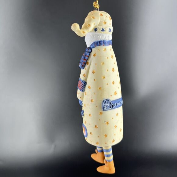 Christmas Angel Bell Ornaments Lang & Wise 1998 Ellen Stouffer Set of 4 First ED - Picture 5 of 16